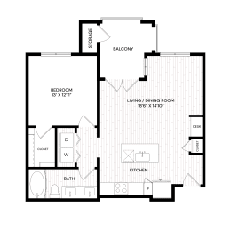 Aura Flagstaff 2D Floor Plan - A1 M1