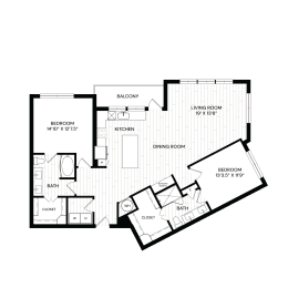 Aura Southgate B7.1 Floor Plan