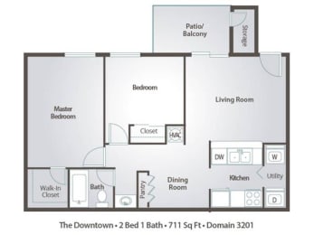  Floor Plan The Downtown