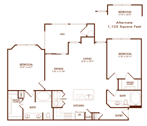Hudson Miramont B2A Floor Plan
