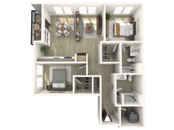 Strata B3 3D Floor Plan