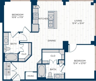 Aura Thirty2 Apartments B4.2 Floor Plan