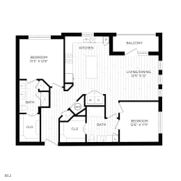 Aura 3Twenty Apartments B5.2 2D Floor Plan