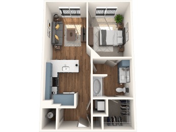 Alton Optimist Park 3D Floor Plan Bootlegger