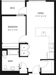 Artix Apartments C5A 2D Floor Plan