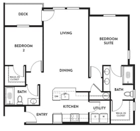 a floor plan of a home