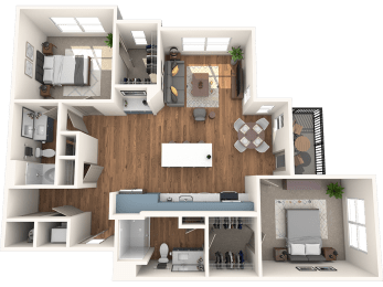 Alton Optimist Park 3D Floor Plan Conductor