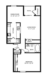 Copper Ridge Apartments in Renton, Washington A3 Floor Plan