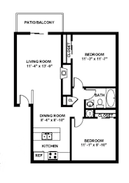 Copper Ridge Apartments in Renton, Washington B1 Floor Plan