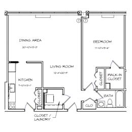  Floor Plan A14 WF 50