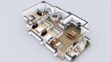 The Fifty Five Fifty Penthouse Floor Plan