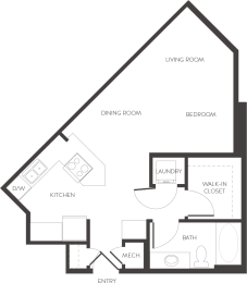 Denver, CO City House Apartments studio