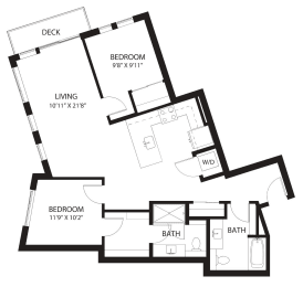 Vela Apartments E3 Floor Plan