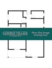 A floor plan image for Gateway Village Apartments is coming soon.