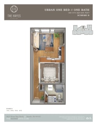The Hayes on Stone Way Apartments Open C at The Hayes on Stone Way, Washington, 98103