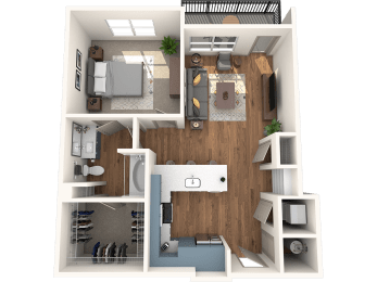 Alton Optimist Park 3D Floor Plan Jones