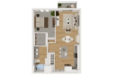 A6 Floor Plan at Lenox Burnet, Texas