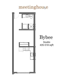Meetinghouse Apartments Bybee Floor Plan