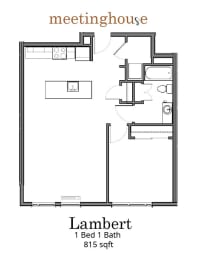 Meetinghouse Apartments Lambert Floor Plan