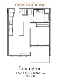 Meetinghouse Apartments Lexington Floor Plan
