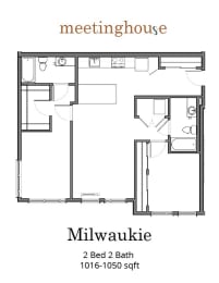 Meetinghouse Apartments Milwaukie Floor Plan