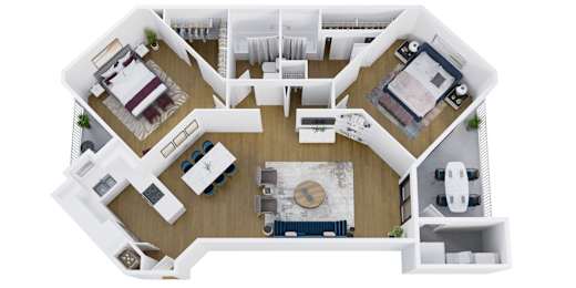 Moxi Apartments in Peoria, Arizona Saguaro Floor Plan
