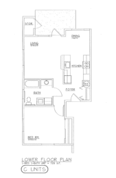  Floor Plan One Bed One Bath 60