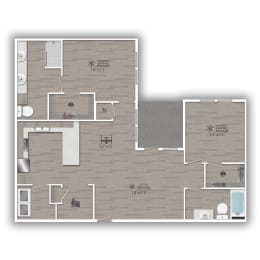  Floor Plan 2D with Study