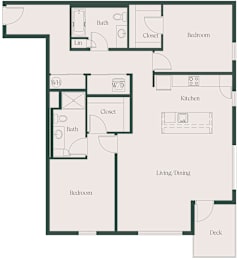 2Bed2Bath_H at Cru at Willows Apartments, Redmond, Washington, 98052