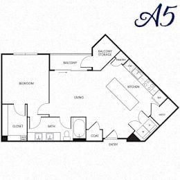 A black and white diagram of a floor plan for a home.
