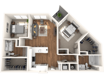 Alton Optimist Park 3D Floor Plan Peddler
