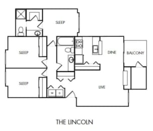 Ridgetop Apartments Lincoln Floor Plan