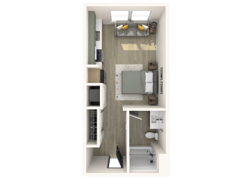 Strata S1 3D Floor Plan