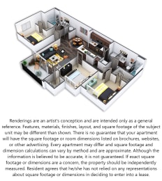 Highline at Cherry Creek Spring Creek 3D Floor Plan
