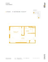 38 Davis_Studio 364 Sq. Ft.