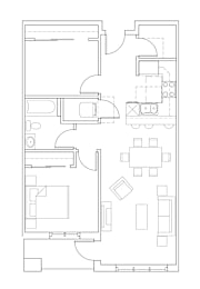 Sweetbriar Apartments in Seattle, Washington A5 Floor Plan