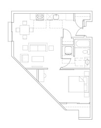 Sweetbriar Apartments in Seattle, Washington A2 Floor Plan