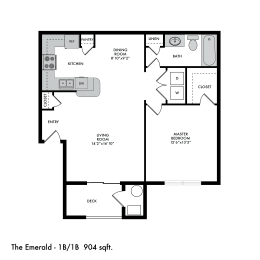 The Crossings at Chapel Hill Emerald Floor Plan
