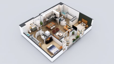 The Fifty Five Fifty B10 Floor Plan
