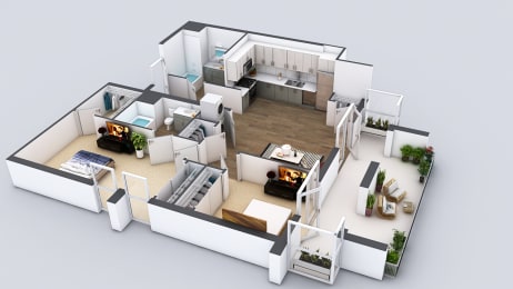The Fifty Five Fifty B6 Floor Plan