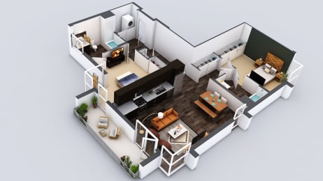 The Fifty Five Fifty B9 Floor Plan