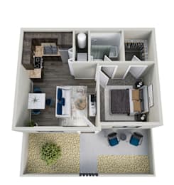 The Flats at Peoria in Peoria, Arizona Bisbee III Floor Plan