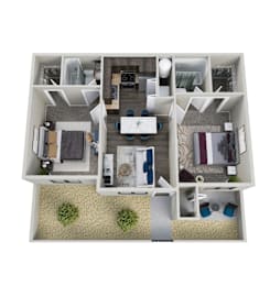 The Flats at Peoria in Peoria, Arizona Tucson I Floor Plan