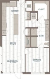 The Hudson Plaza Floor Plan