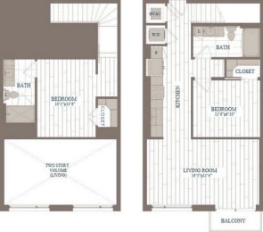 The Hudson Rockefeller Floor Plan