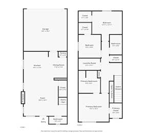 Thrive at Green Mountain Townhomes in Camas, WA Three Bedroom Floor Plan
