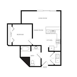 Towne Apartments in Seattle, Washington A10.1 Floor Plan