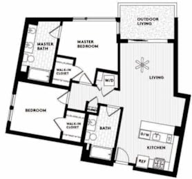 Vinz on Fairfax Apartments in Los Angeles, California C4.1 Floor Plan