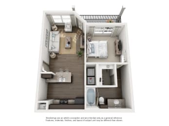 Volar Apartments Lark Floor Plan