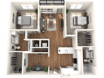 Alton Optimist Park 3D Floor Plan Wrestinghouse